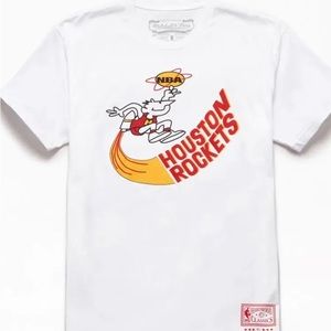 Mitchell & Ness Houston Rockets 1971-72 Logo T-Shirt